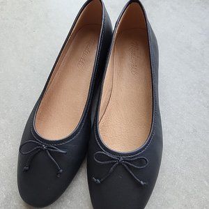 Madewell Ballet Flats black leather